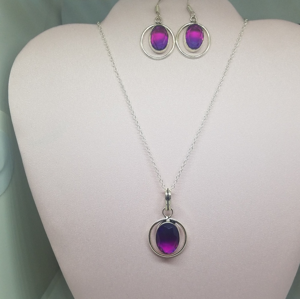 3/$15 3pc Beautiful Handcrafted necklace and ear